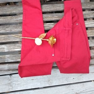 Tinseltown red skinny jean, sz7